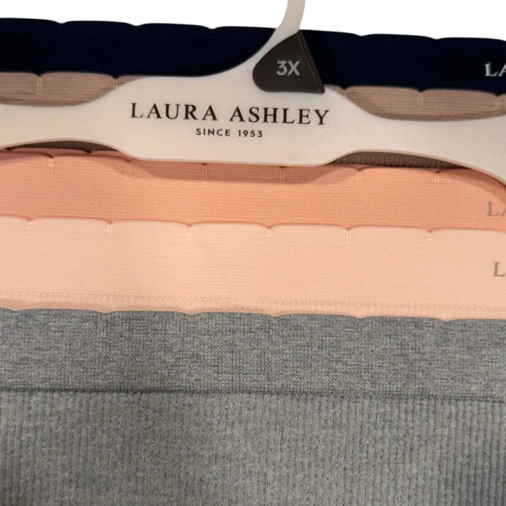 LAURA ASHLEY 5 Pack Stretchy Soft Comfy Scallop Trim Panties NWT 3X - Picture 8 of 11